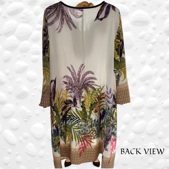 Gorgeous Caftan Style Tunic/Dress - One Size - NWT - Picture 2 of 9